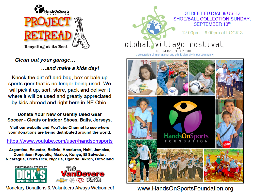 Akron Global Village Festival with HandsOnSports Foundation